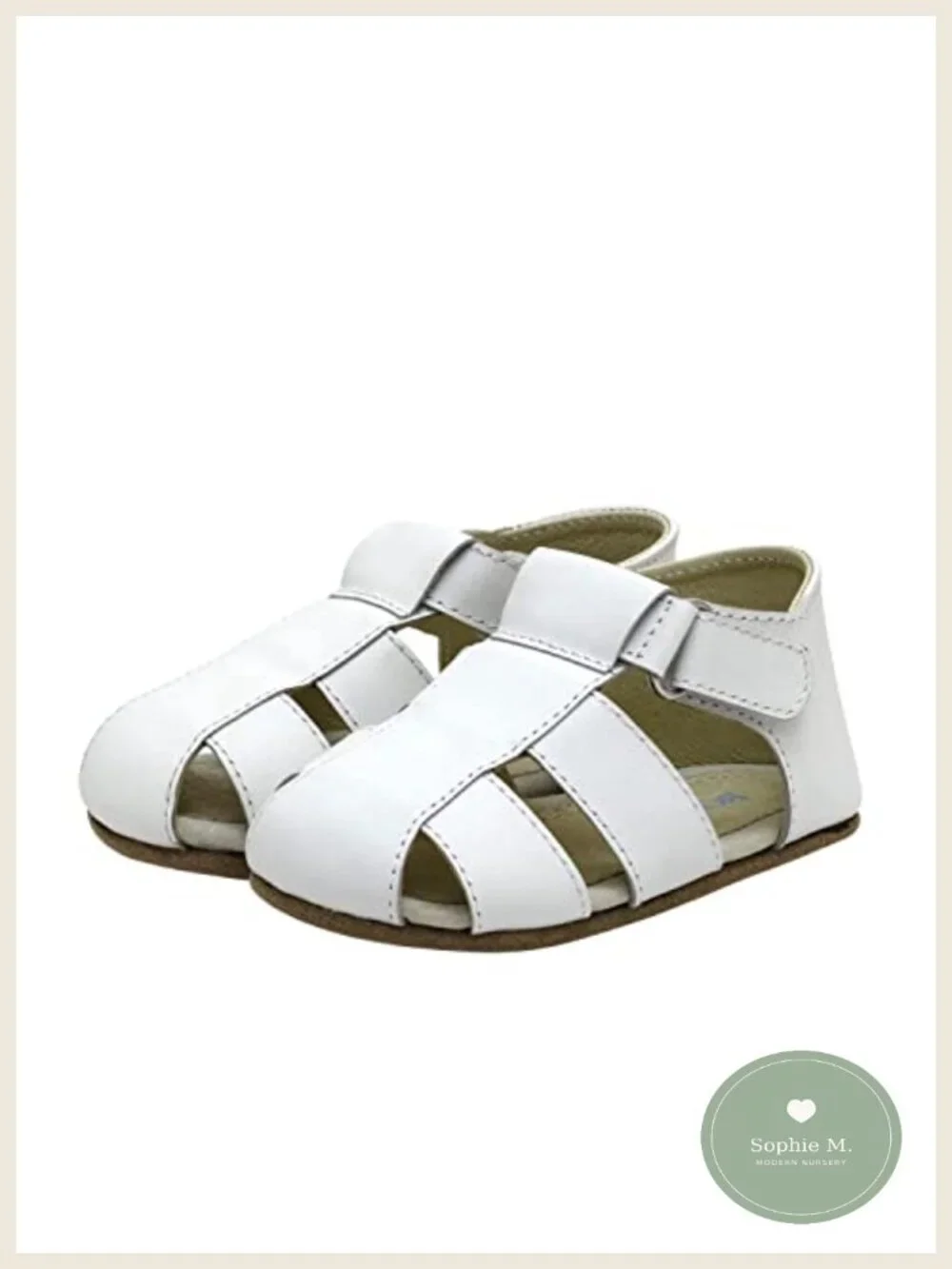 Toddler Walking Sandals Fisherman Style Leather APMA Approved